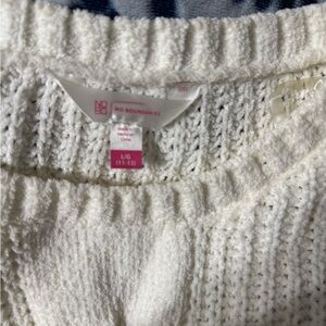 No Boundaries Cream Knit Jogger Sweatpants